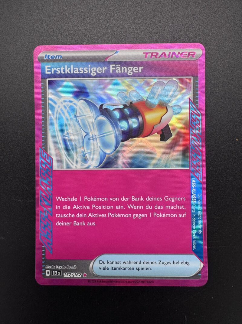 Raw - Prime Catcher - German - Pokemon Card Temporal Forces - 157/162 - Ace Spec Rare