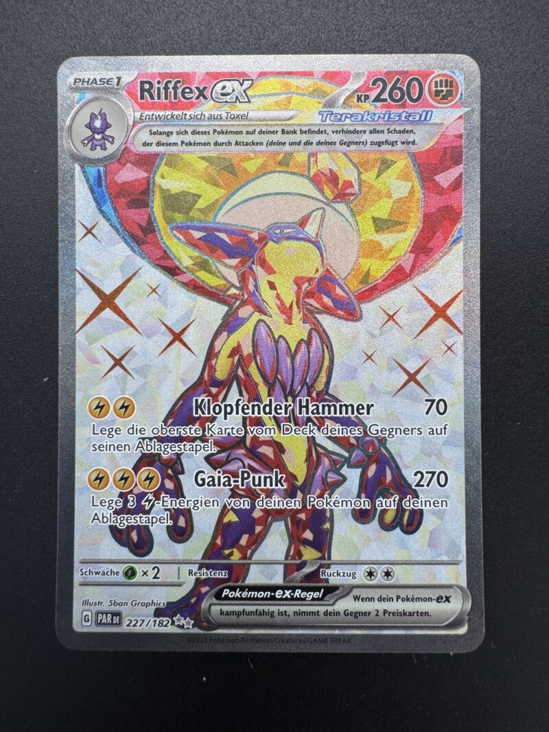 Raw - Toxtricity ex - German - Pokemon Card Paradox Rift - 227/182 - Ultra Rare